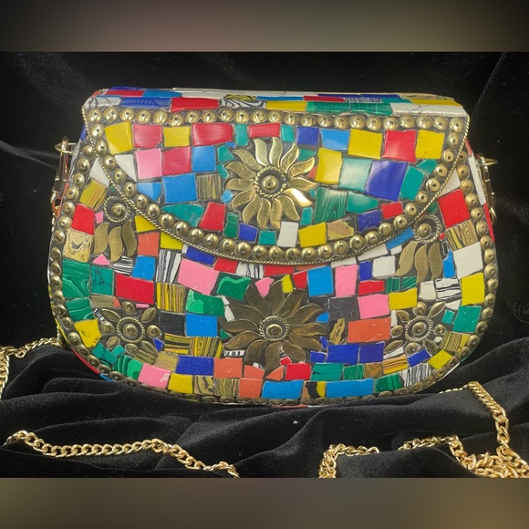 Ramla Bags Ramla Handmade Mosaic Clutch Crossbody Bag Poshmark